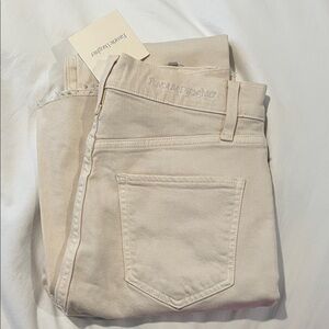 Favorite Daughter Valentina Boot Cut in Bone